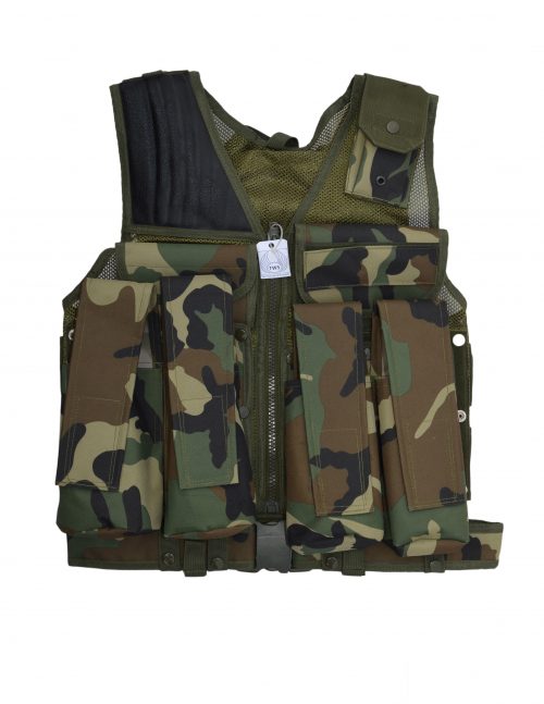 PV-003-01 Paintball Vest With Four Pod Holders